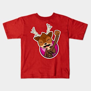 Ecstatica the Raver Reindeer Kids T-Shirt